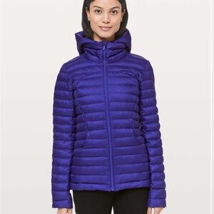 Lululemon Athletica pack it down again jacket in lazurite 10 nwt